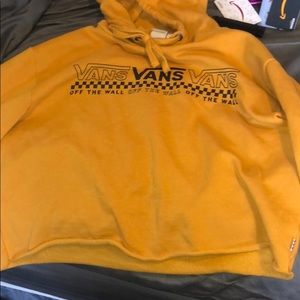 Cropped vans hoodie